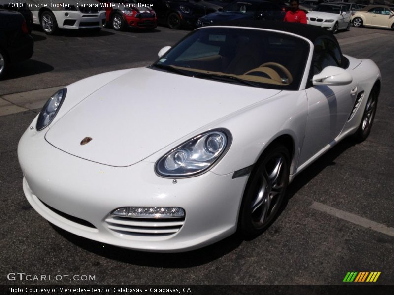 Carrara White / Sand Beige 2010 Porsche Boxster