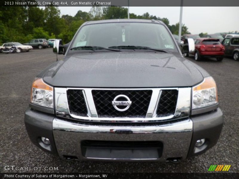 Gun Metallic / Charcoal 2013 Nissan Titan SL Crew Cab 4x4