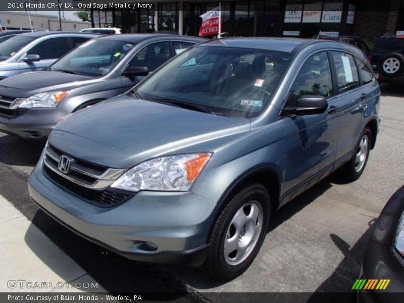 Opal Sage Metallic / Ivory 2010 Honda CR-V LX