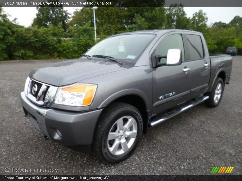 Gun Metallic / Charcoal 2013 Nissan Titan SL Crew Cab 4x4