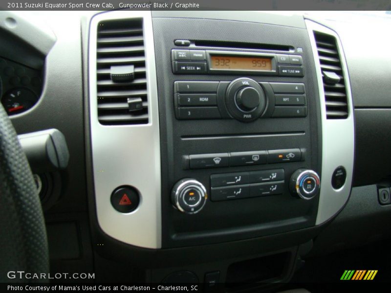 Gunpowder Black / Graphite 2011 Suzuki Equator Sport Crew Cab