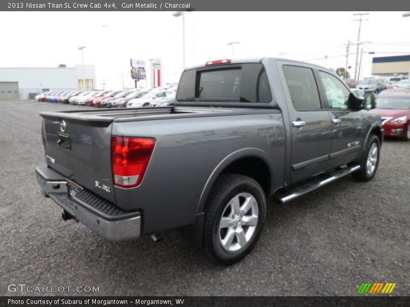 Gun Metallic / Charcoal 2013 Nissan Titan SL Crew Cab 4x4