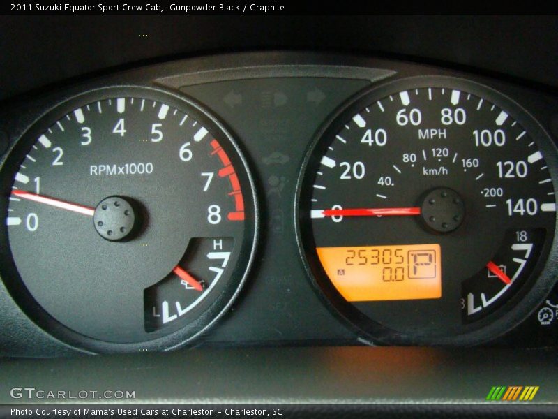 Gunpowder Black / Graphite 2011 Suzuki Equator Sport Crew Cab