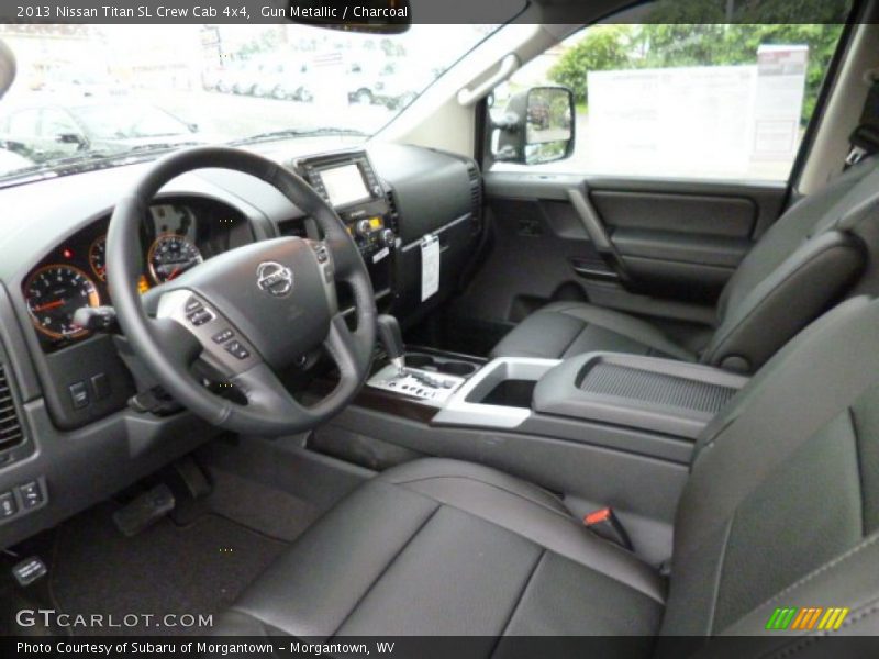 Gun Metallic / Charcoal 2013 Nissan Titan SL Crew Cab 4x4