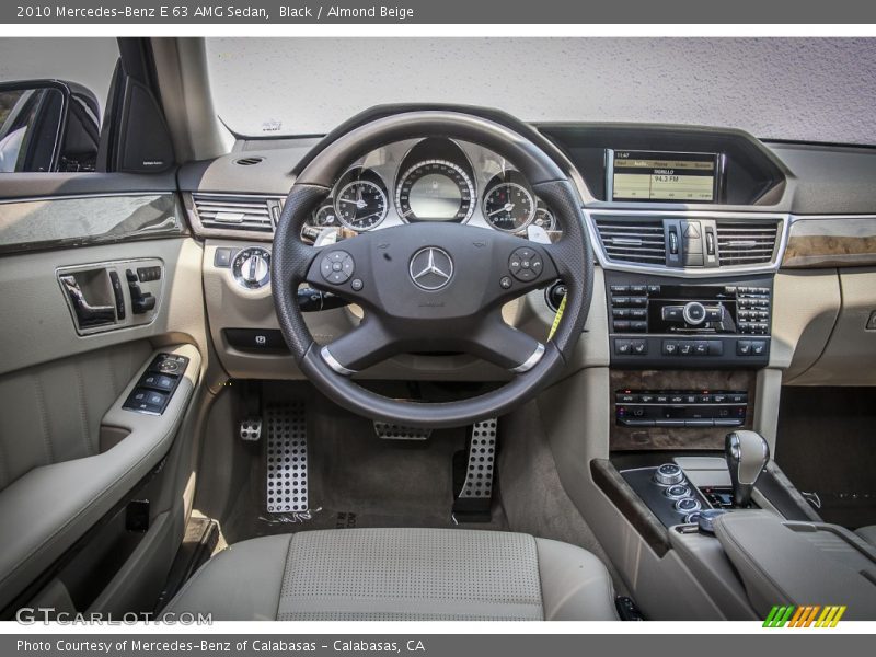 Black / Almond Beige 2010 Mercedes-Benz E 63 AMG Sedan