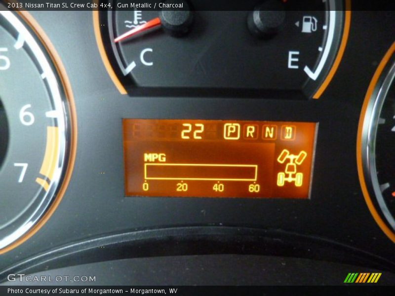 Gun Metallic / Charcoal 2013 Nissan Titan SL Crew Cab 4x4