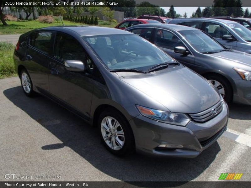 Polished Metal Metallic / Gray 2010 Honda Insight Hybrid EX