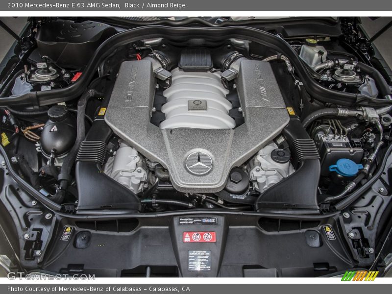 Black / Almond Beige 2010 Mercedes-Benz E 63 AMG Sedan