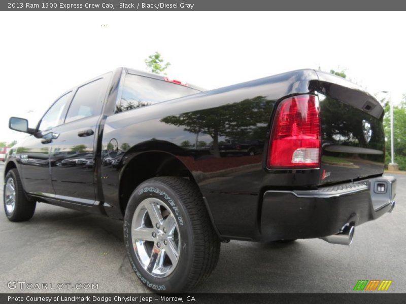 Black / Black/Diesel Gray 2013 Ram 1500 Express Crew Cab