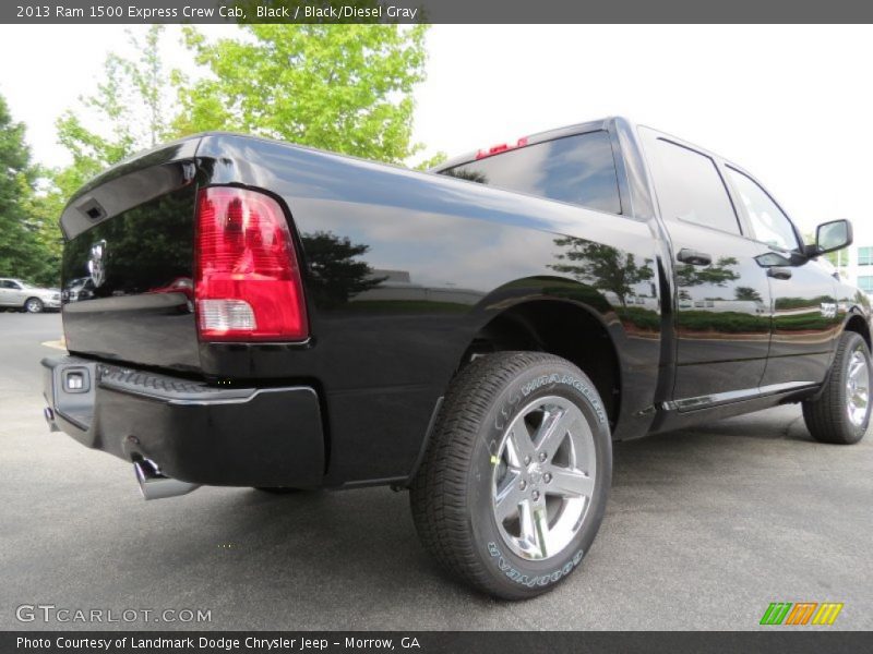 Black / Black/Diesel Gray 2013 Ram 1500 Express Crew Cab
