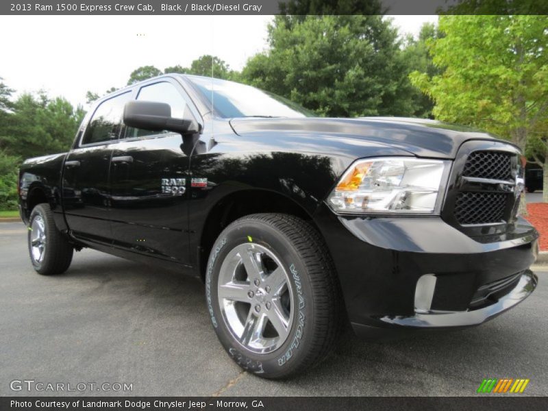 Black / Black/Diesel Gray 2013 Ram 1500 Express Crew Cab