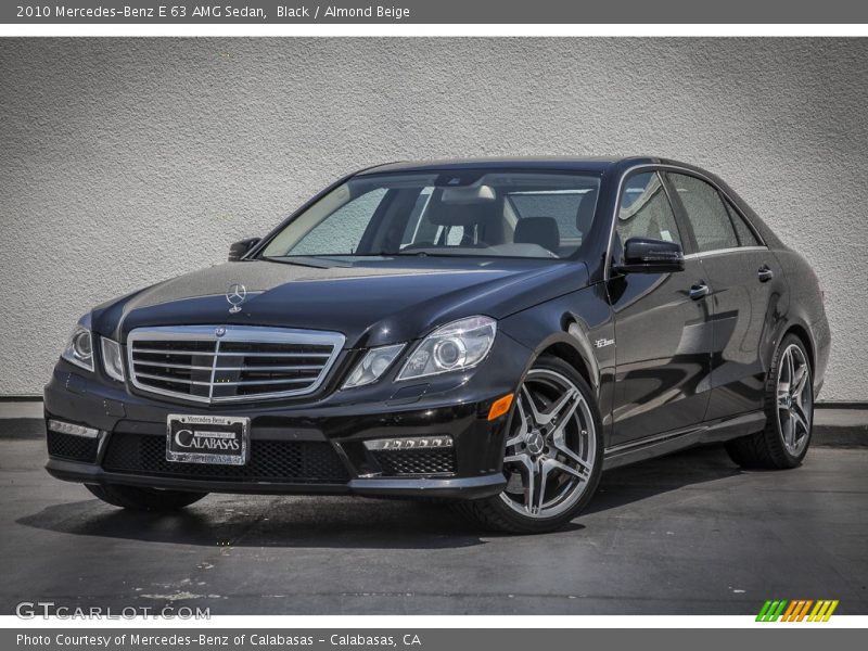 Black / Almond Beige 2010 Mercedes-Benz E 63 AMG Sedan