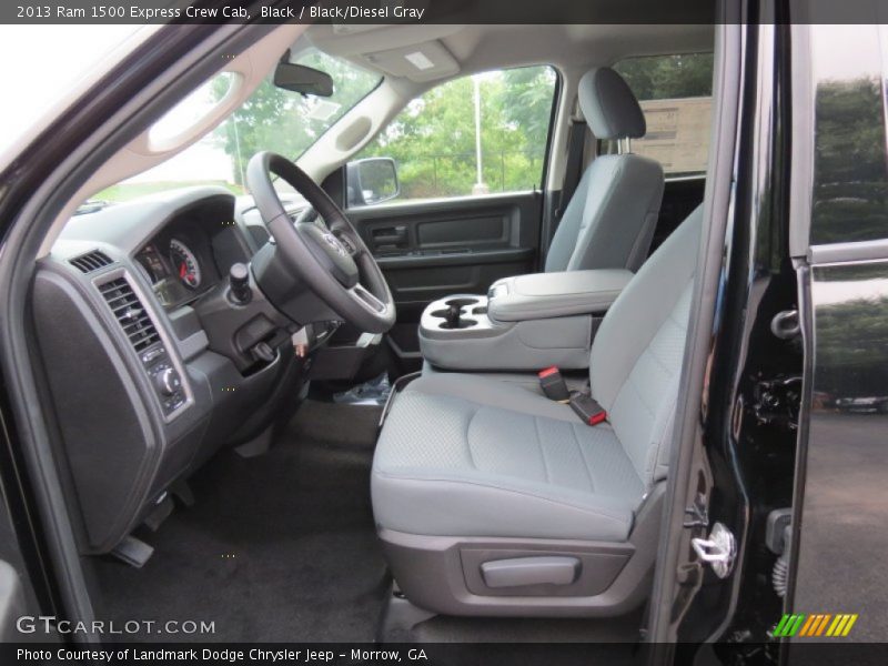 Black / Black/Diesel Gray 2013 Ram 1500 Express Crew Cab