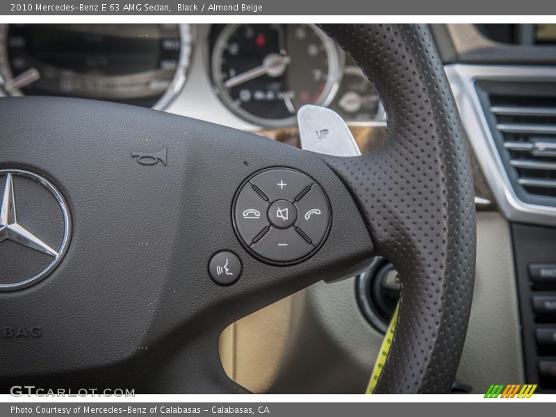 Black / Almond Beige 2010 Mercedes-Benz E 63 AMG Sedan