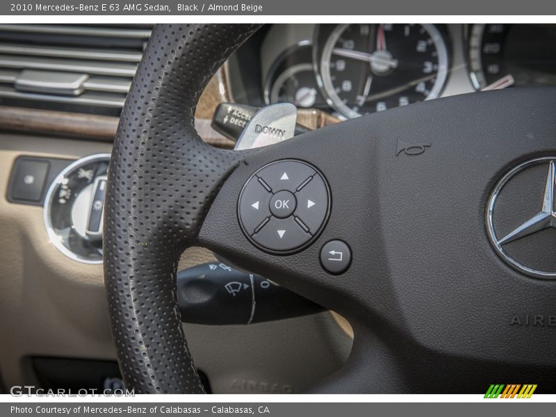 Black / Almond Beige 2010 Mercedes-Benz E 63 AMG Sedan