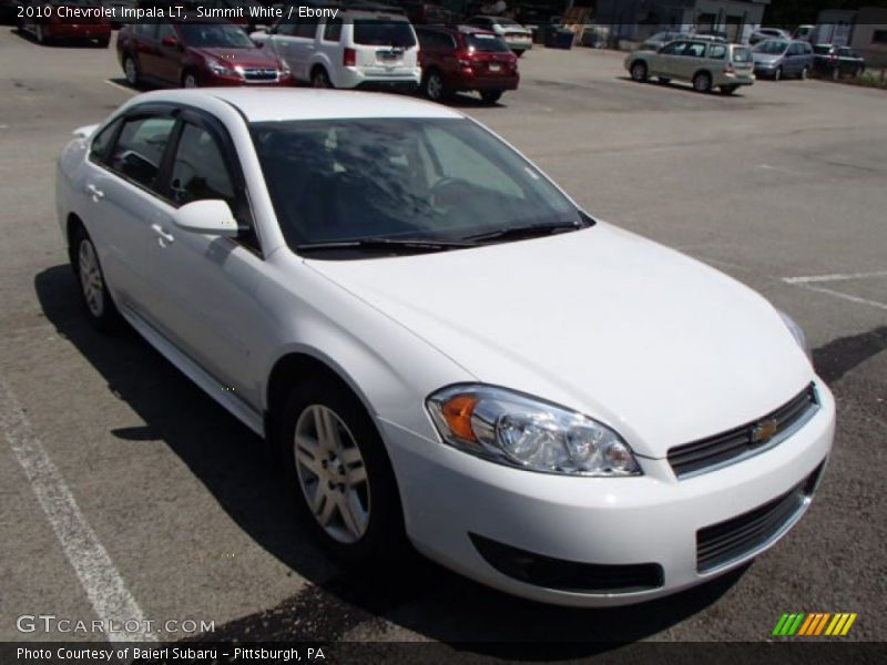 Summit White / Ebony 2010 Chevrolet Impala LT