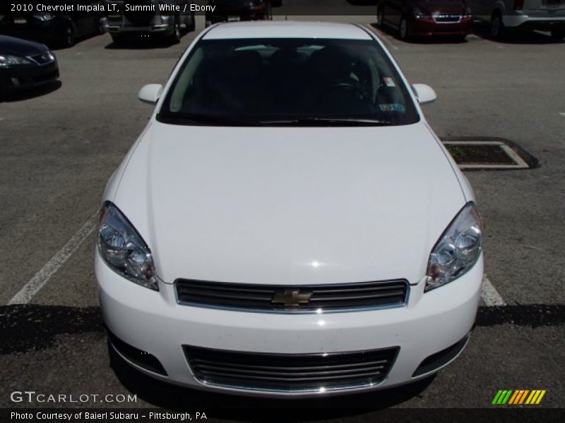Summit White / Ebony 2010 Chevrolet Impala LT