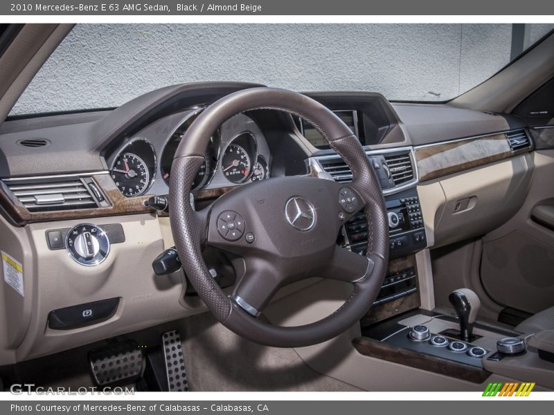 Black / Almond Beige 2010 Mercedes-Benz E 63 AMG Sedan
