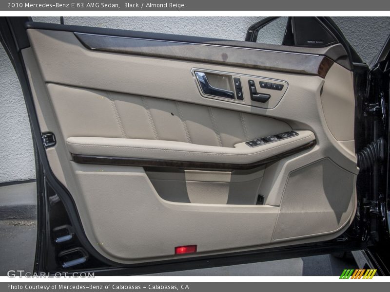 Black / Almond Beige 2010 Mercedes-Benz E 63 AMG Sedan
