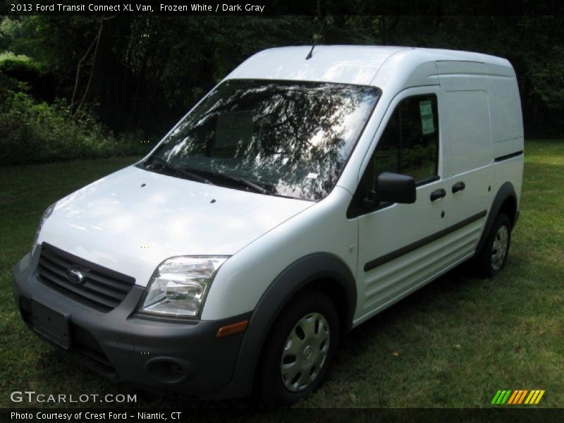 Frozen White / Dark Gray 2013 Ford Transit Connect XL Van