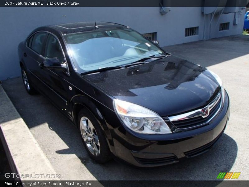 Black Onyx / Gray 2007 Saturn Aura XE