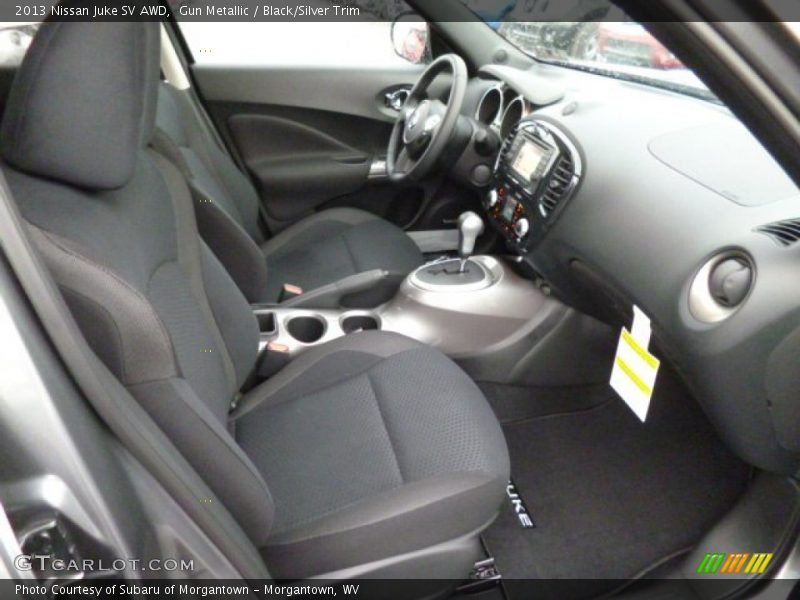 Gun Metallic / Black/Silver Trim 2013 Nissan Juke SV AWD