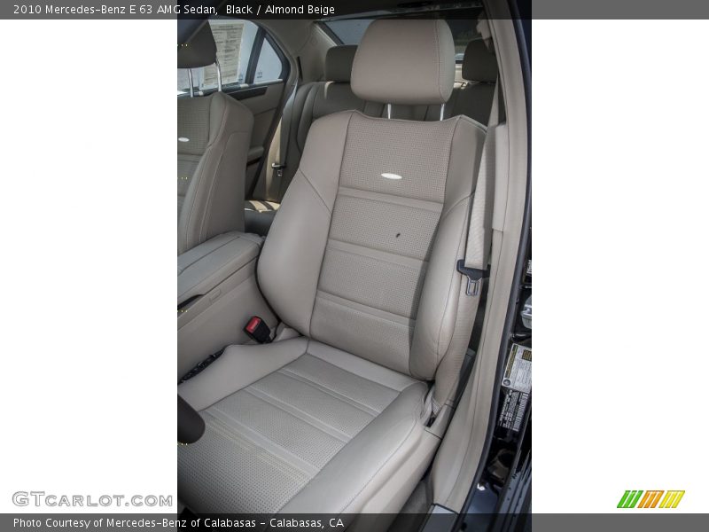 Black / Almond Beige 2010 Mercedes-Benz E 63 AMG Sedan