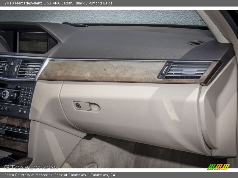 Black / Almond Beige 2010 Mercedes-Benz E 63 AMG Sedan