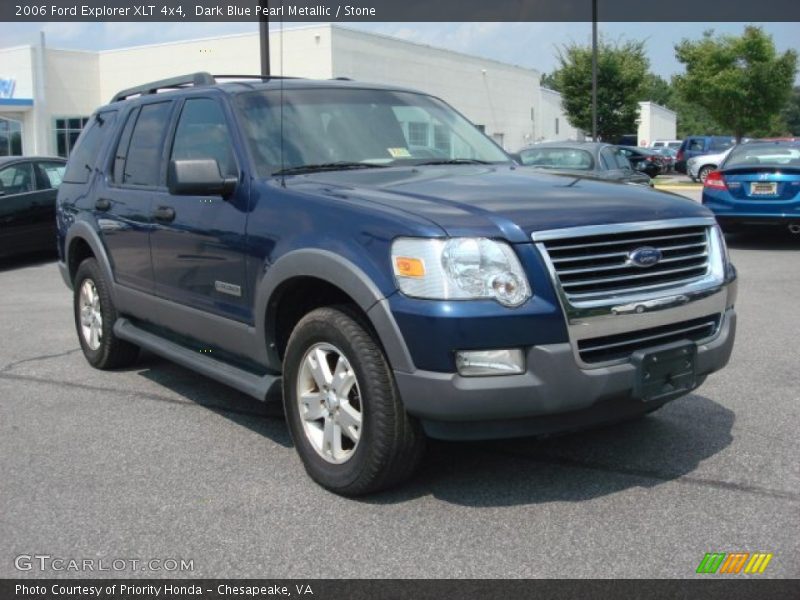 Dark Blue Pearl Metallic / Stone 2006 Ford Explorer XLT 4x4