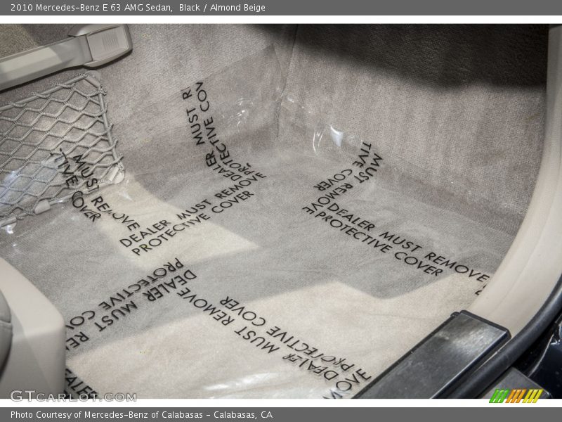 Black / Almond Beige 2010 Mercedes-Benz E 63 AMG Sedan