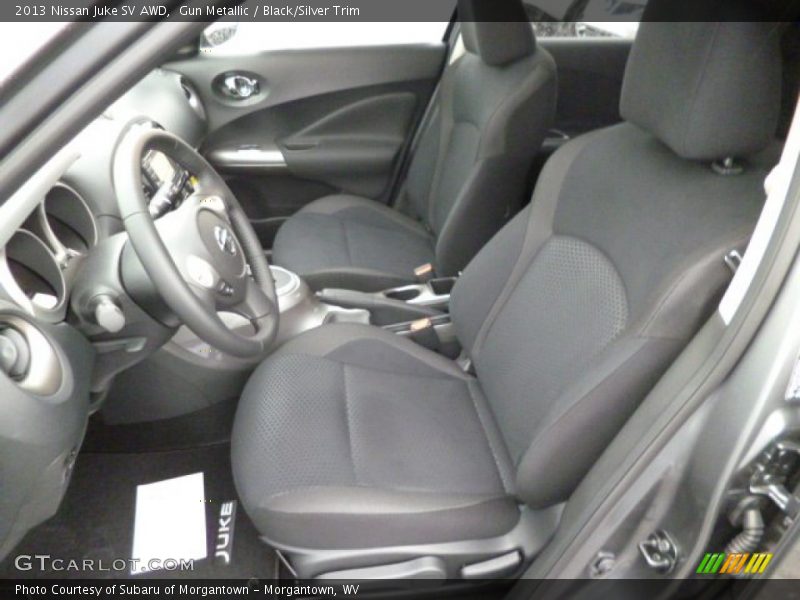 Gun Metallic / Black/Silver Trim 2013 Nissan Juke SV AWD