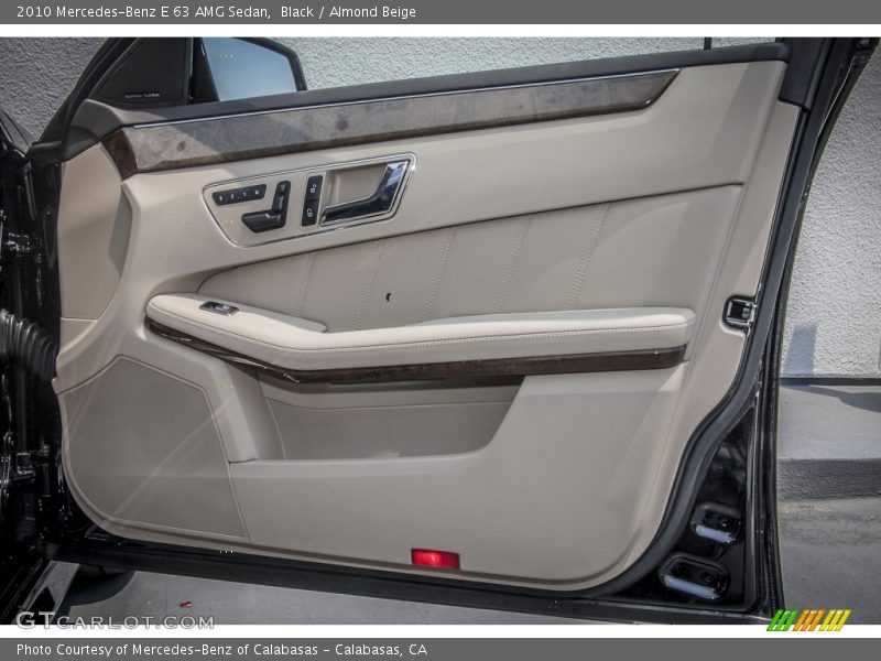 Black / Almond Beige 2010 Mercedes-Benz E 63 AMG Sedan