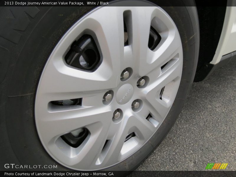 White / Black 2013 Dodge Journey American Value Package