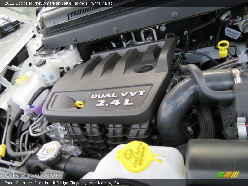 White / Black 2013 Dodge Journey American Value Package