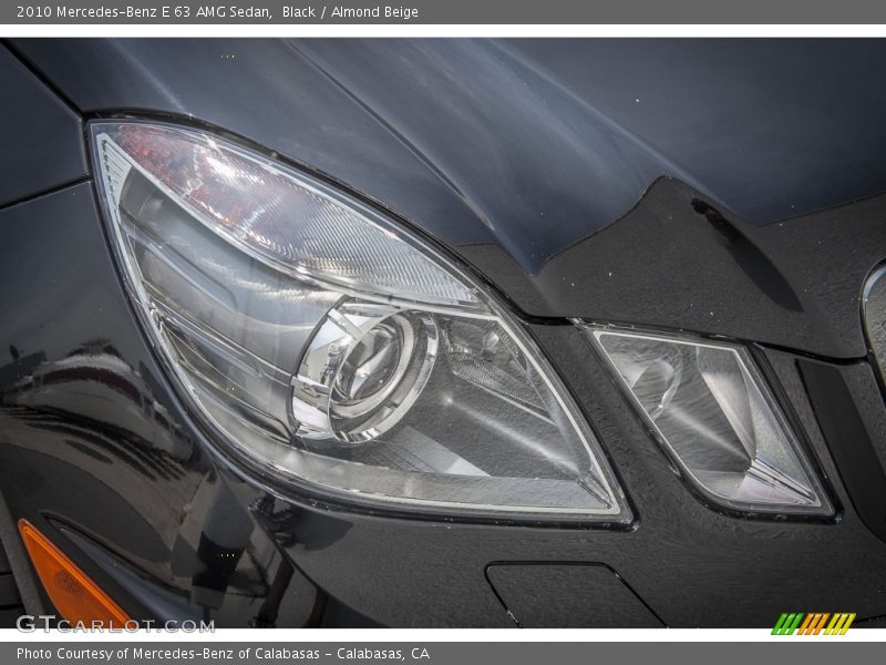 Black / Almond Beige 2010 Mercedes-Benz E 63 AMG Sedan