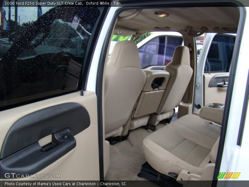 Oxford White / Tan 2006 Ford F250 Super Duty XLT Crew Cab