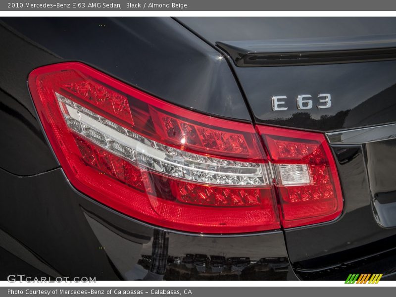 Black / Almond Beige 2010 Mercedes-Benz E 63 AMG Sedan