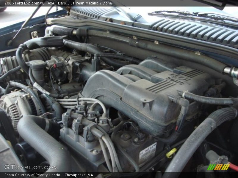 Dark Blue Pearl Metallic / Stone 2006 Ford Explorer XLT 4x4