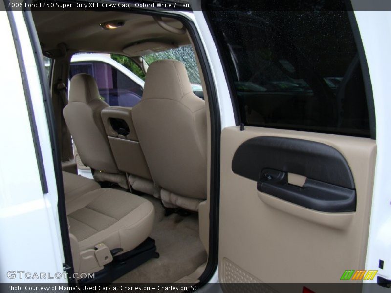 Oxford White / Tan 2006 Ford F250 Super Duty XLT Crew Cab