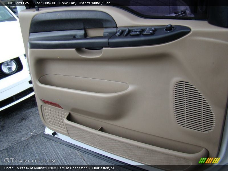 Oxford White / Tan 2006 Ford F250 Super Duty XLT Crew Cab