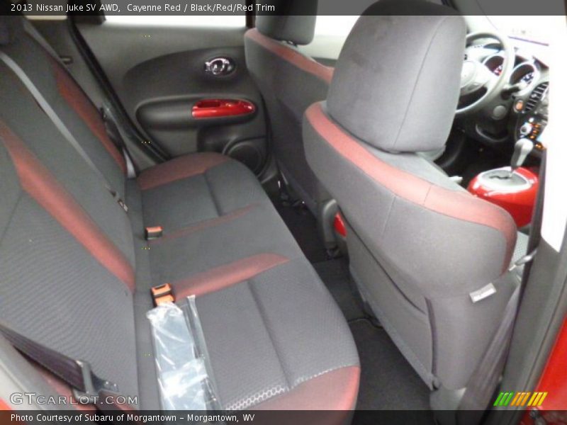 Cayenne Red / Black/Red/Red Trim 2013 Nissan Juke SV AWD