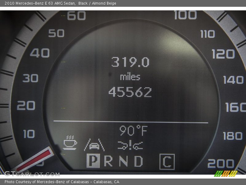 Black / Almond Beige 2010 Mercedes-Benz E 63 AMG Sedan