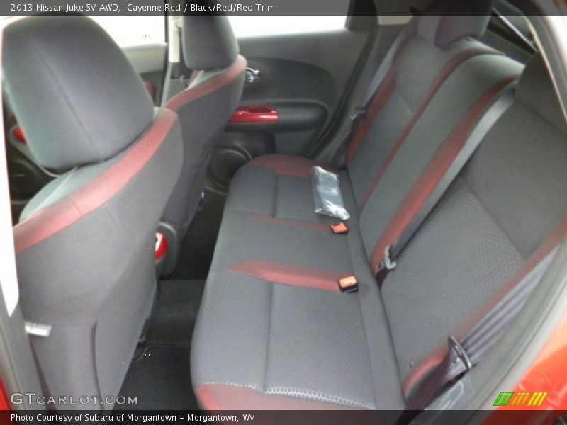 Cayenne Red / Black/Red/Red Trim 2013 Nissan Juke SV AWD