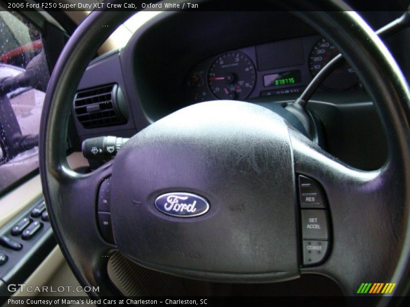 Oxford White / Tan 2006 Ford F250 Super Duty XLT Crew Cab