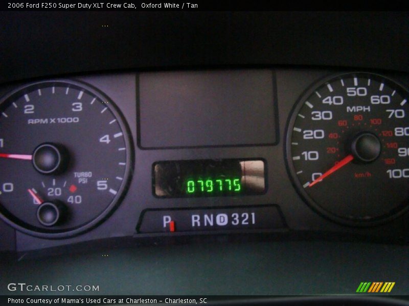 Oxford White / Tan 2006 Ford F250 Super Duty XLT Crew Cab