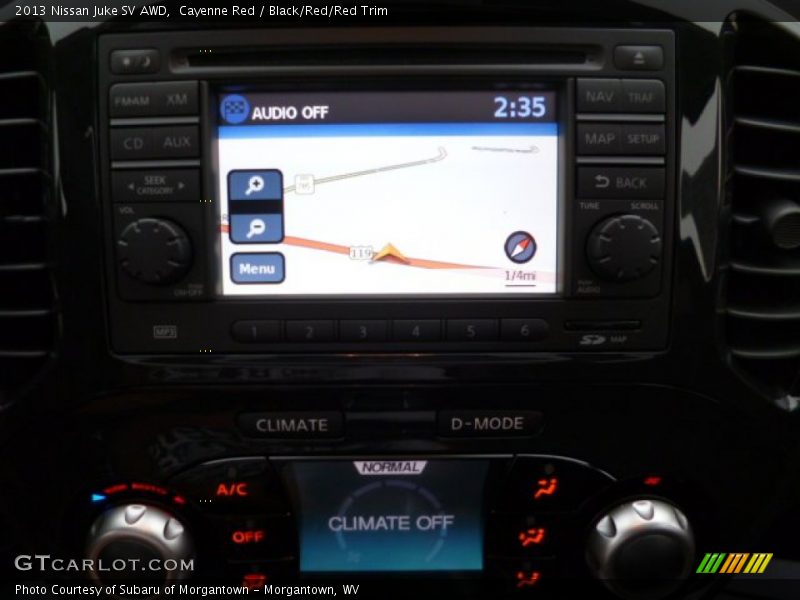 Cayenne Red / Black/Red/Red Trim 2013 Nissan Juke SV AWD