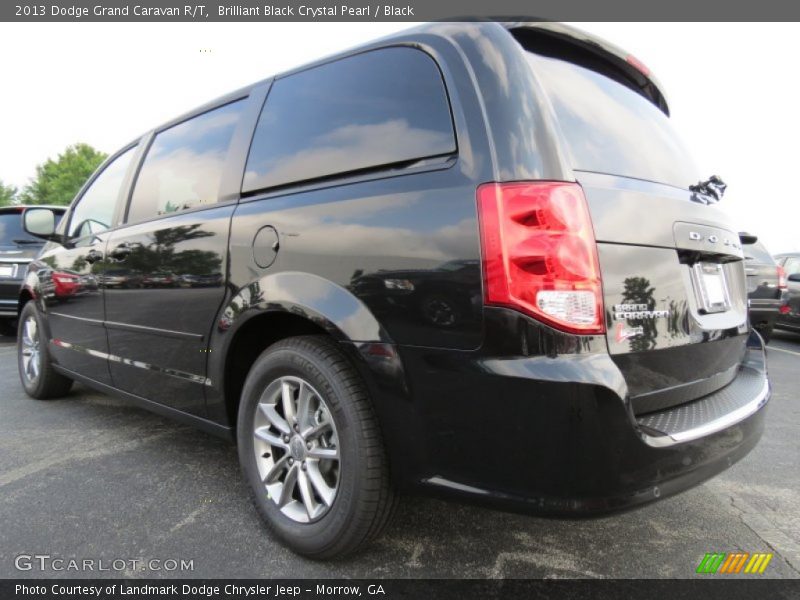 Brilliant Black Crystal Pearl / Black 2013 Dodge Grand Caravan R/T