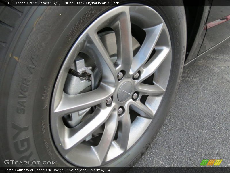 Brilliant Black Crystal Pearl / Black 2013 Dodge Grand Caravan R/T
