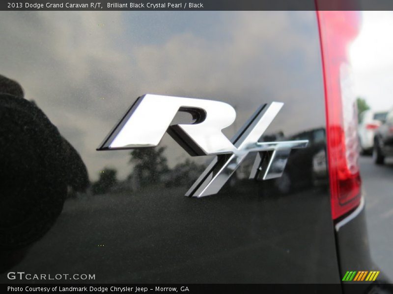 Brilliant Black Crystal Pearl / Black 2013 Dodge Grand Caravan R/T