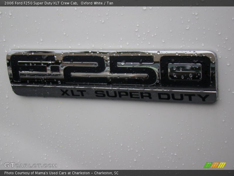 Oxford White / Tan 2006 Ford F250 Super Duty XLT Crew Cab